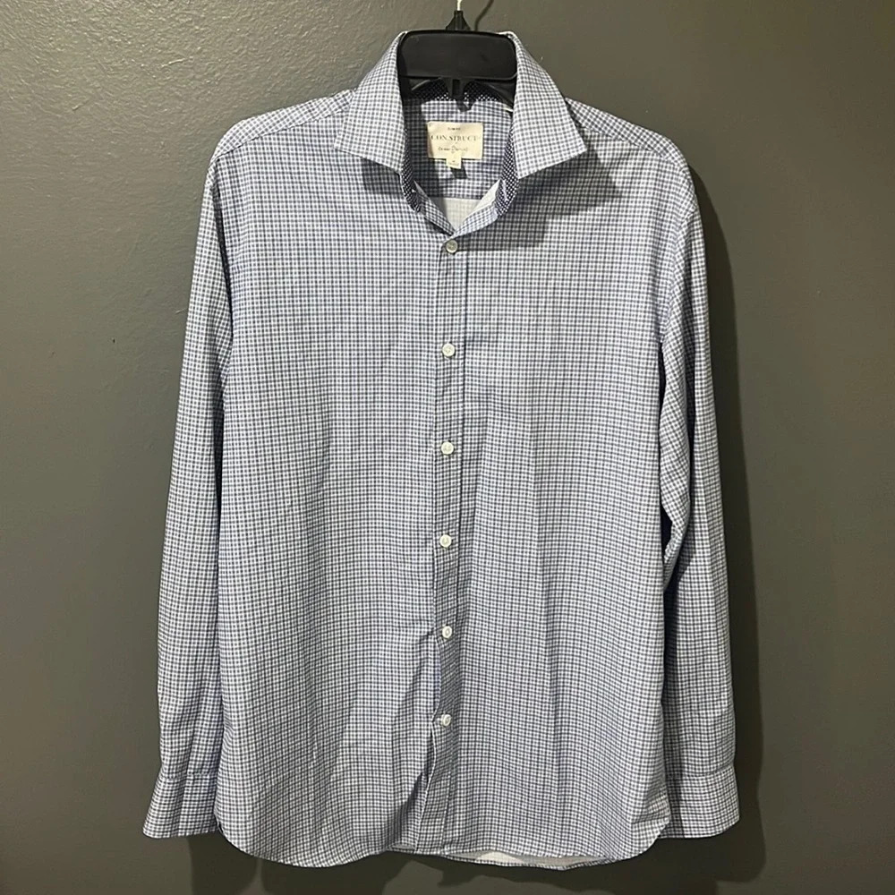 CON.STRUCT mens button down - slim fit